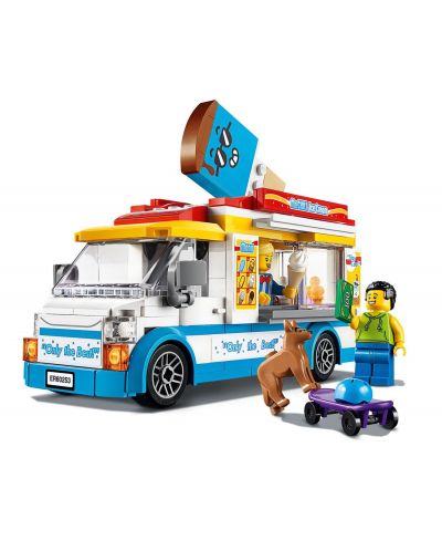 Κατασκευαστής Lego City Great Vehicles - Φορτηγό για παγωτό (60253) - 4