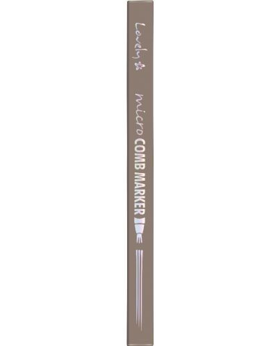 Lovely Μολύβι φρυδιών Comb Marker, N1 - 3