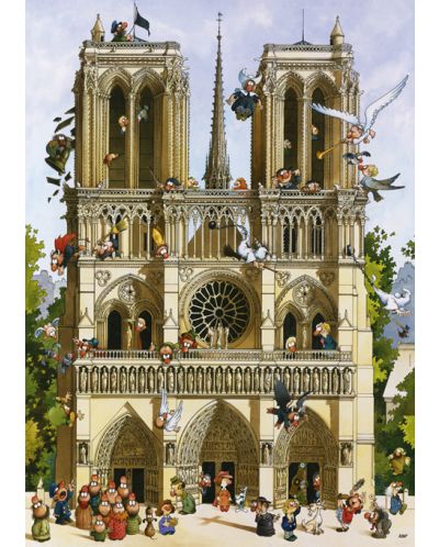 Παζλ Heye 1000 κομμάτια - Vive Notre Dame!, Jean-Jacques Loup - 2