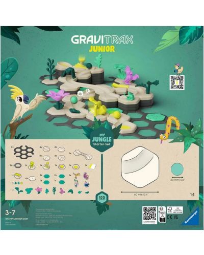 Παιχνίδι λογικής Ravensburger GraviTrax Junior - Σετ εκκίνησης L Ζούγκλα - 3