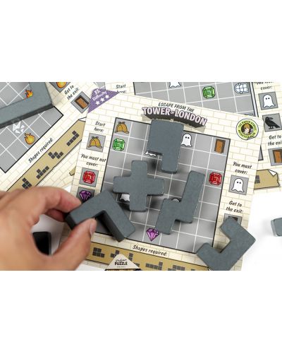 Λογικό παιχνίδι Professor Puzzle - ΑΠΟΔΡΑΣΗ ΑΠΟ ΤΟΝ ΠΥΡΓΟ ΤΟΥ ΛΟΝΔΙΝΟΥ - 6
