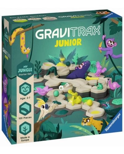 Παιχνίδι λογικής Ravensburger GraviTrax Junior - Σετ εκκίνησης L Ζούγκλα - 1