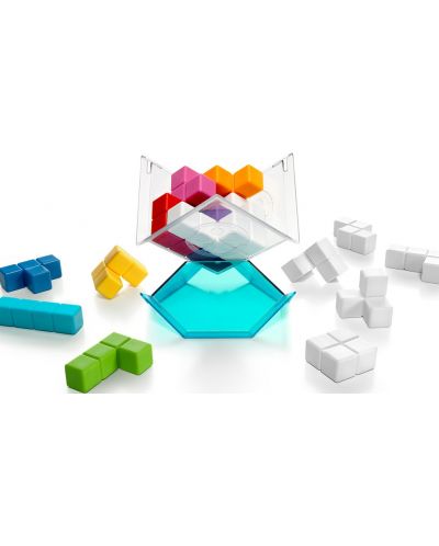 Παιχνίδι λογικής  Smart Games - Cubic, 3D παζλ με 80 προκλήσεις - 3