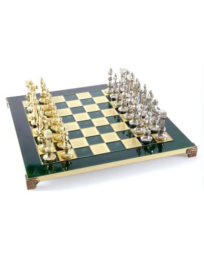 Σκάκι πολυτελείας Μανόπουλος - Αναγέννηση, πράσινο, 36 x 36 cm - 2