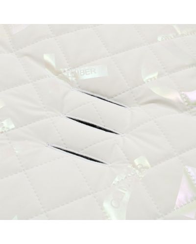 Πολυτελές χειμερινος σάκος καροτσιού New Baby - 48 х 98 cm, μπεζ - 4