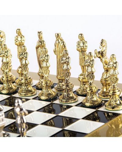 Πολυτελές σκάκι Manopoulos - Αναγέννηση, μαύρο,36 x 36 cm - 4