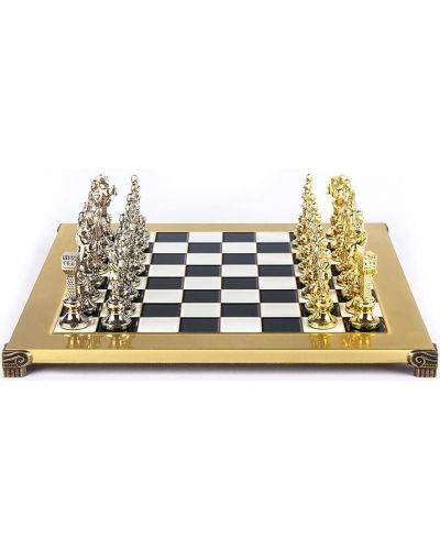 Πολυτελές σκάκι Manopoulos - Αναγέννηση, μαύρο,36 x 36 cm - 2