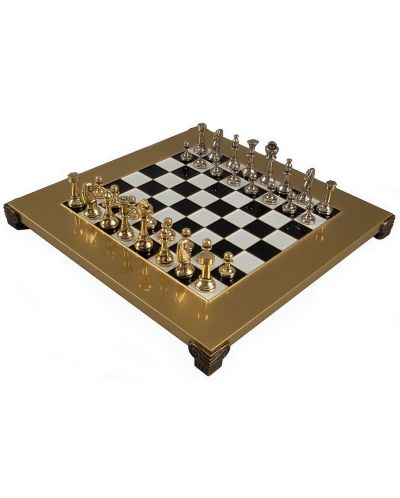 Πολυτελές σκάκι Manopoulos - Classic Staunton, 44 x 44 cm - 1