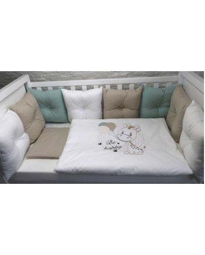 Σετ κρεβατοκάμαρας πολυτελείας Bambino Casa - Pillows beige,12 τεμάχια  - 2