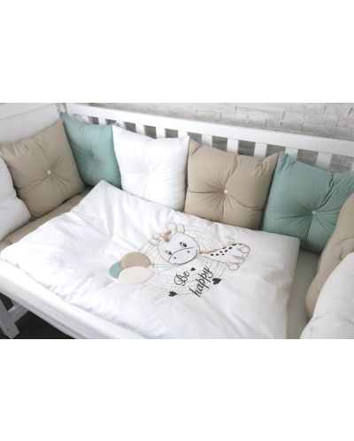 Σετ κρεβατοκάμαρας πολυτελείας Bambino Casa - Pillows beige,12 τεμάχια  - 3