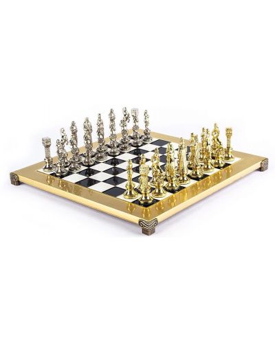 Πολυτελές σκάκι Manopoulos - Αναγέννηση, μαύρο,36 x 36 cm - 3