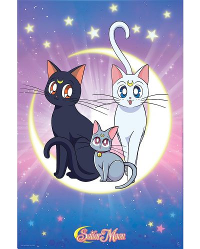 Αφίσα Maxi GB eye Animation: Sailor Moon - Luna, Artemis & Diana - 1