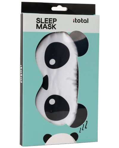 Μάσκα ύπνου I-Total Panda - Ασπρόμαυρη - 4