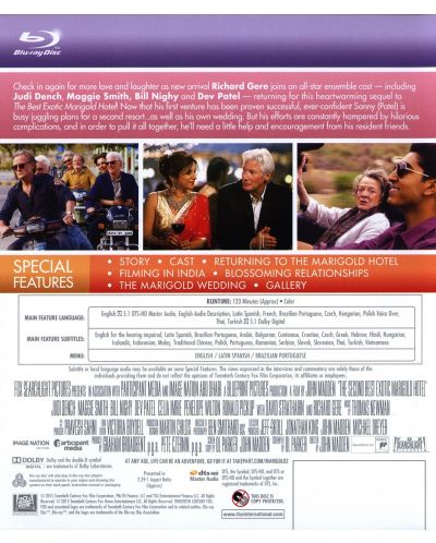 The Second Best Exotic Marigold Hotel (Blu-ray) - 3