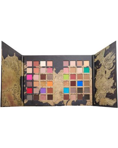 Makeup Revolution Game of Thrones  Παλέτα με Σκιές Ματιών  Westeros Map, 48 χρώματα - 1