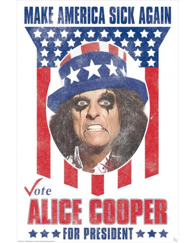 Maxi αφίσα GB eye Music: Alice Cooper - Cooper for President - 1