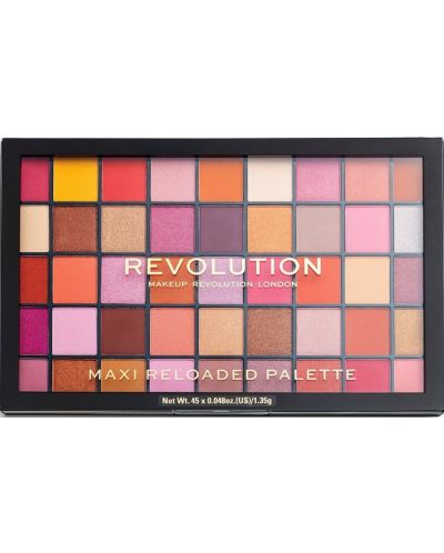 Makeup Revolution Maxi Reloaded  Παλέτα με Σκιές Ματιών  Big Love, 45 χρώματα - 1