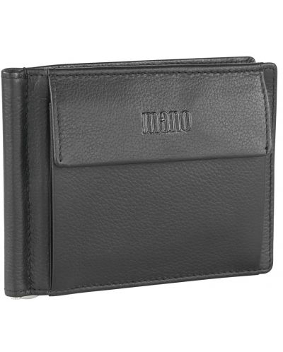 Ανδρικό πορτοφόλι με κλιπ Mano - Medio, μαύρο - 1