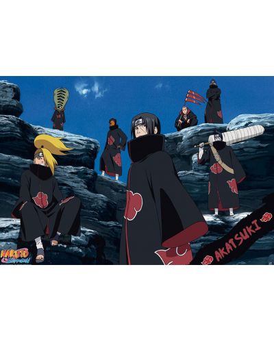 Μεγάλη αφίσα ABYstyle Animation: Naruto Shippuden - Akatsuki - 1