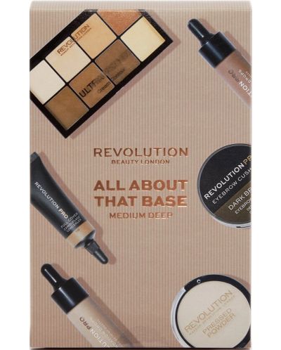 Makeup Revolution Σετ μακιγιάζ All About That Base Medium-Deep, 6 τεμάχια  - 2