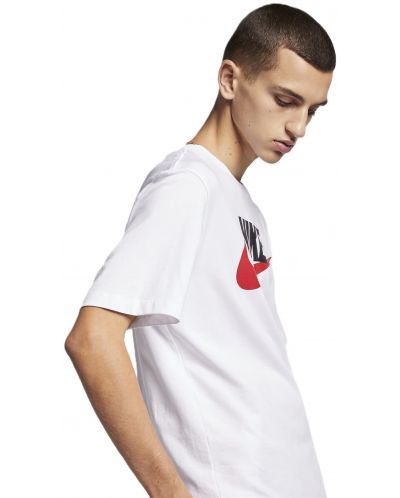Ανδρικό μπλουζάκι Nike - Sportswear Tee Icon , λευκό - 4