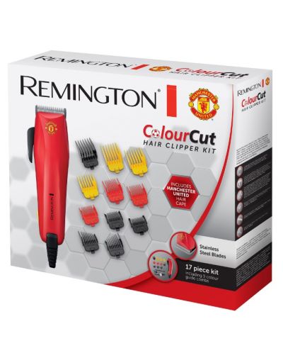 Κουρευτική μηχανή Remington - Manchester United, 1.5-25mm,κόκκινο - 3