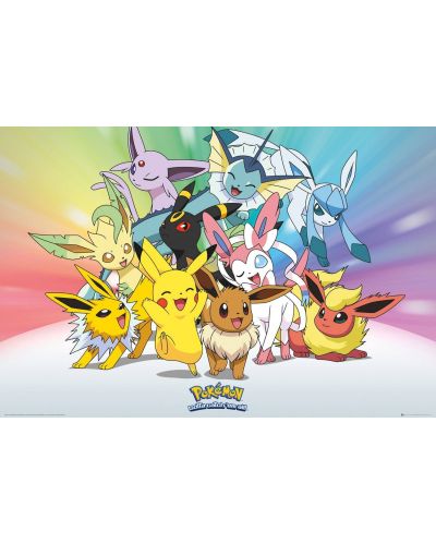 Maxi αφίσα GB eye animation: Pokemon - Eevee & Pikachu - 1
