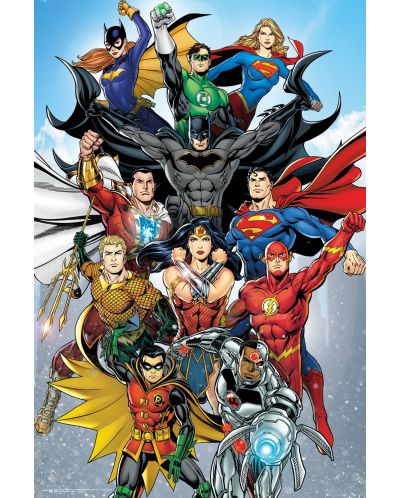 Maxi αφίσα GB eye DC Comics: Justice League - Rebirth - 1
