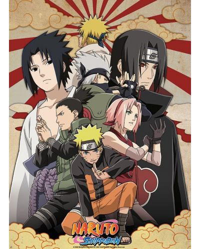 Μεγάλη αφίσα ABYstyle Animation: Naruto Shippuden - Group - 1