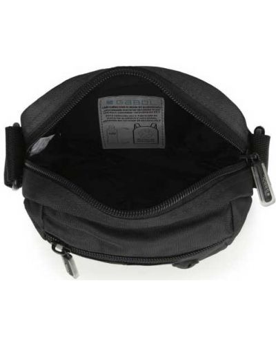 Τσάντα ώμου ανδρική  Gabol Twist Eco - μαύρο, 20 сm - 4
