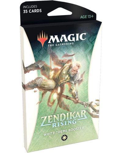 Magic The Gathering: Zendikar Rising Theme Booster - White	 - 1