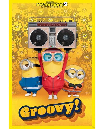Maxi αφίσα  GB eye Animation: Minions - Groovy! - 1