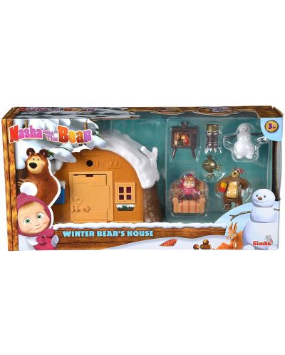 Σετ παιχνιδιού Simba Toys Маша и мечока - Χειμερινό σπίτι της αρκούδας - 8