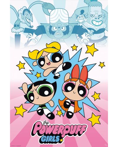 Αφίσα Maxi GB eye Animation: The Powerpuff Girls - Girls vs Villains - 1