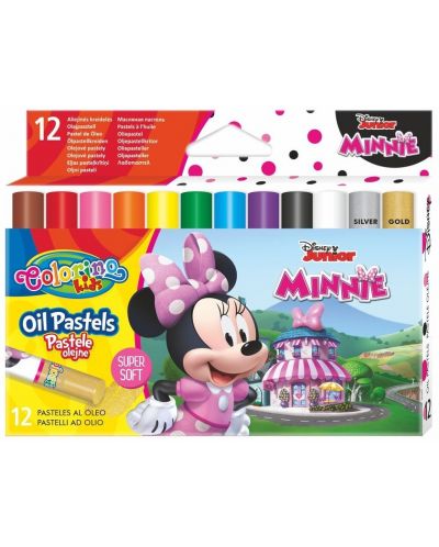 Παστέλ λαδιού Colorino Disney - Junior Minnie, 12 χρωμάτων - 1