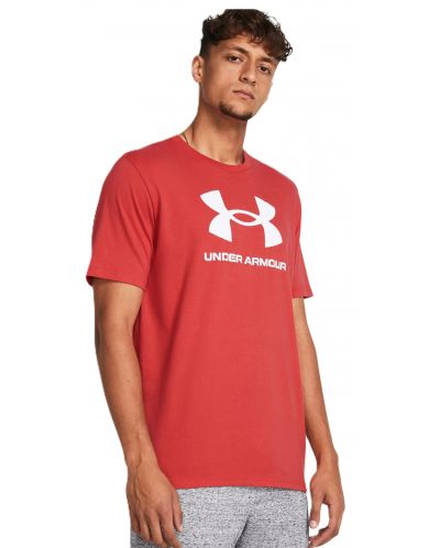 Ανδρικό μπλουζάκι Under Armour - Sportstyle Logo Update , κόκκινο - 3