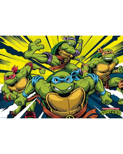 Maxi αφίσα  GB eye Animation: TMNT - Turtles in action - 1
