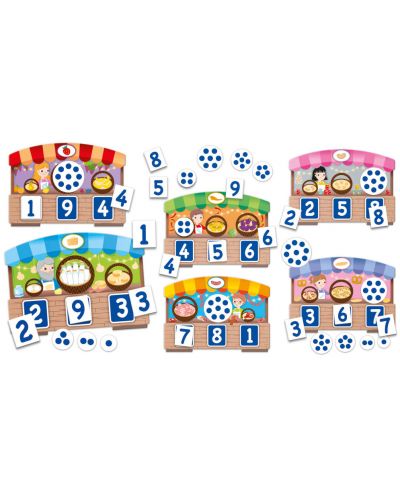 Διασκεδαστικό παιχνίδι Headu Montessori - Μικρή αγορά, παιχνίδι μπίνγκο - 2