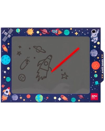 Μαγικός πίνακας με στυλό Apli Kids - Ηλιακό σύστημα - 1
