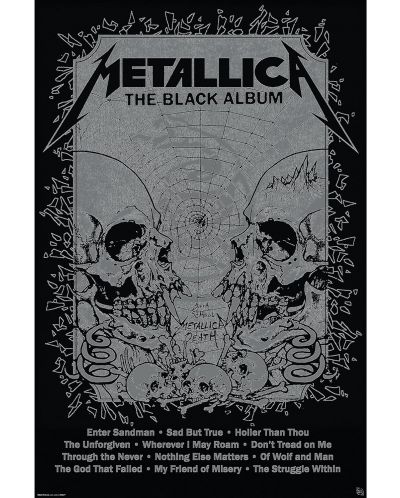 Maxi αφίσα GB eye Music: Metallica - The Black Album - 1