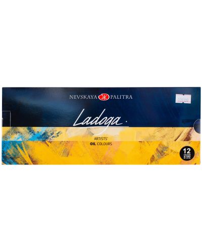 Λαδομπογιές Nevskaya Palette Λένινγκραντ - Ladoga, 12 χρώματα x 18 ml - 1