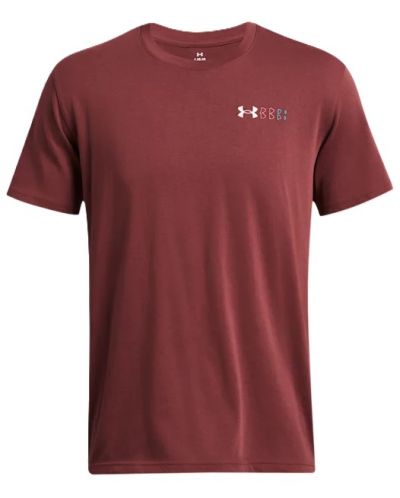 Ανδρικό μπλουζάκι Under Armor - HW LC Logo Repeat, κόκκινο - 1