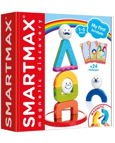 Μαγνητικός κατασκευαστής Smart Games Smartmax - My first acrobats - 1