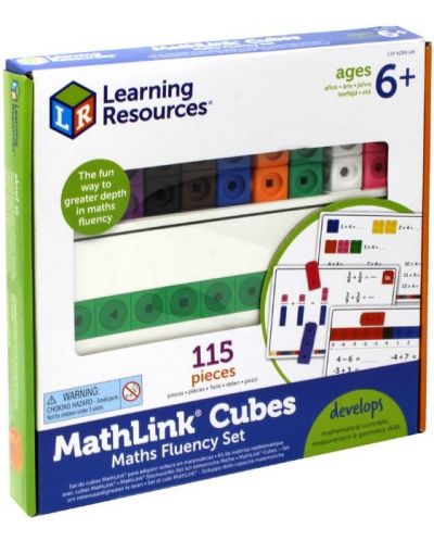 Μαθηματικοί κύβοι για συναρμολόγηση  Learning Resources - Stem, 100 τεμάχια - 2