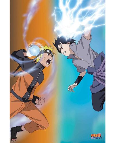 Maxi αφίσα   GB eye Animation: Naruto Shippuden - Naruto vs Sasuke - 1