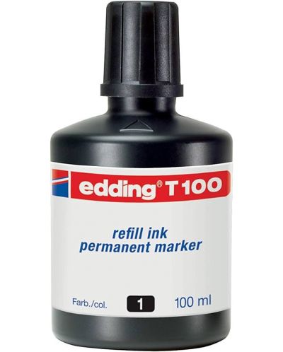 Μελάνι Edding T100 PM - Μαύρο, 100 ml - 1