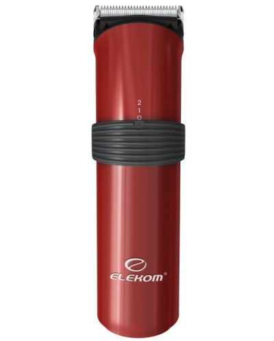Κουρευτική μηχανή   Elekom - 609N, 0.5-2.5 mm, κόκκινη  - 1