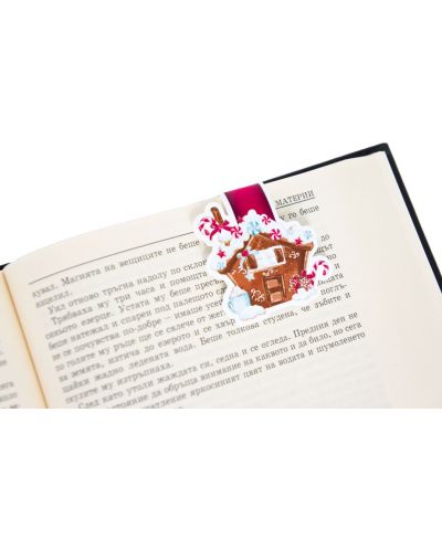 Μαγνητικό διαχωριστικό βιβλίων - Gingerbread House - 3