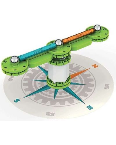 Μαγνητική κατασκευή Geomag - Mechanics Motion-Compass, 35 κομμάτια - 2