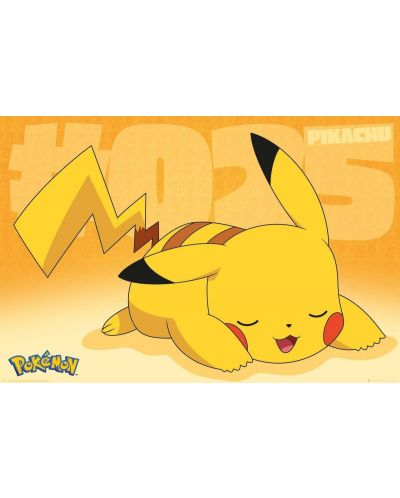 Maxi αφίσα GB eye Games: Pokemon - Pikachu Asleep - 1